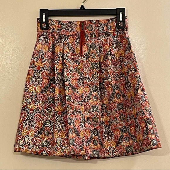 MAEVE by ANTHROPOLOGIE Rosia Printed Skirt in Red - Picture 6 of 11